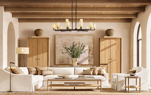 Wryte Round Chandelier 36"D 48"D 60"D - view 19
