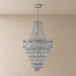 Square Diamond Round Pendant 550 - Silver, chandelier - view 2