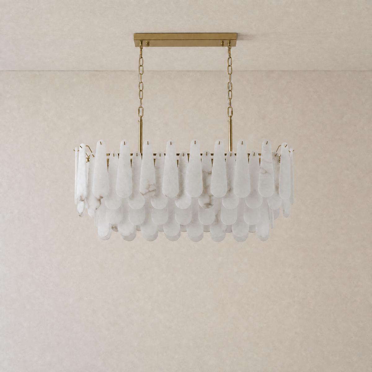 L1000-Marble Lingyu Ceiling Lamp-Copper Color - view 2