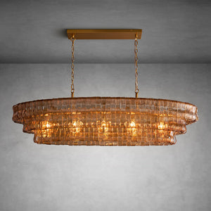 Glacien Oval Chandelier 54"W/65"W - view 43