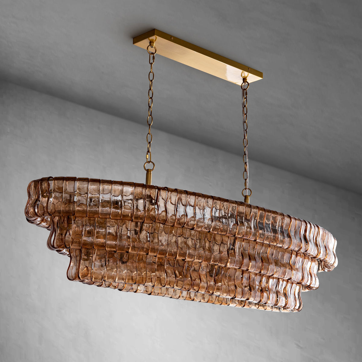 Glacien Oval Chandelier 54"W/65"W - view 46