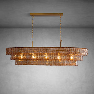 Glacien Oval Chandelier 54"W/65"W - view 45
