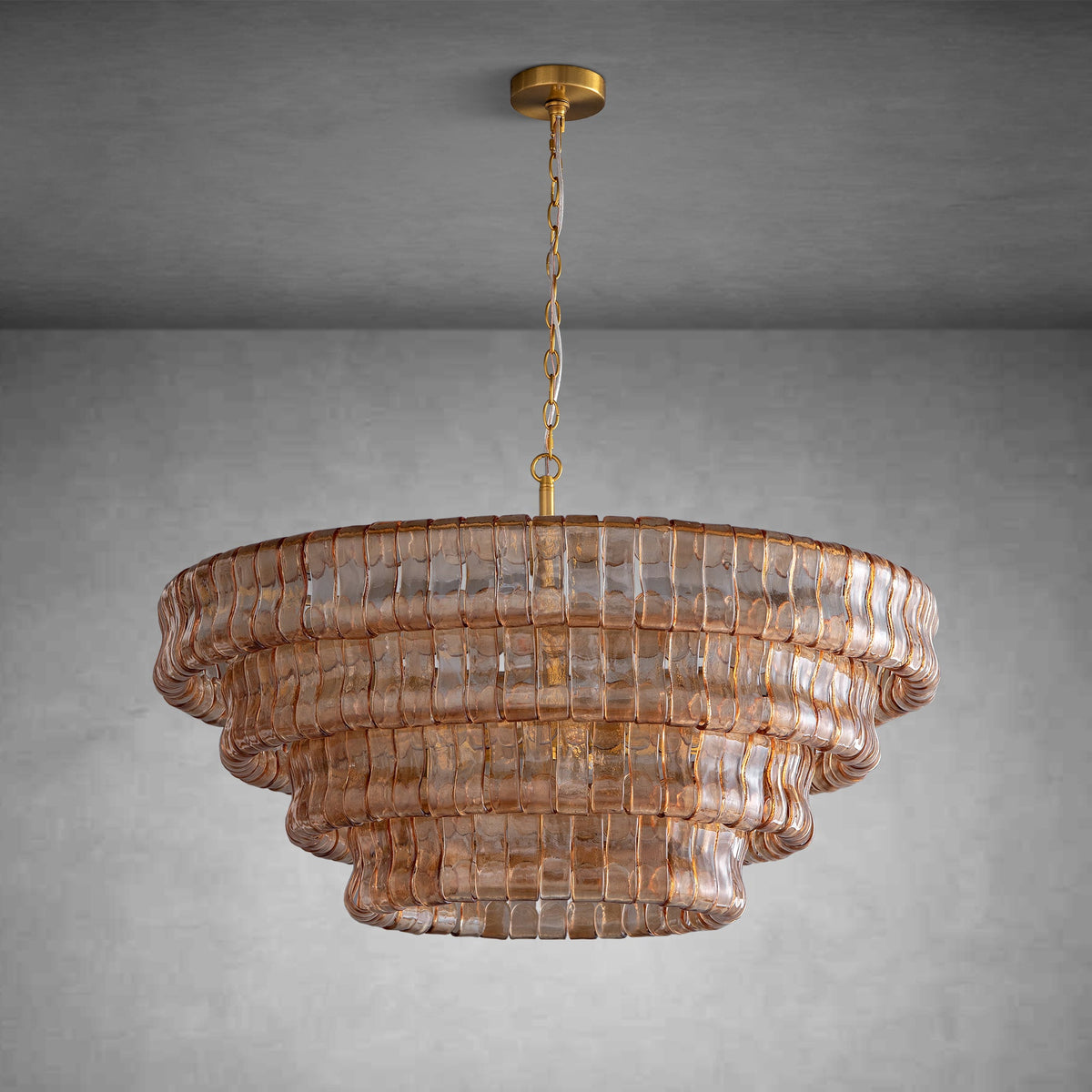 Ghiaccio Round Chandelier 24"36"48"60" - view 57