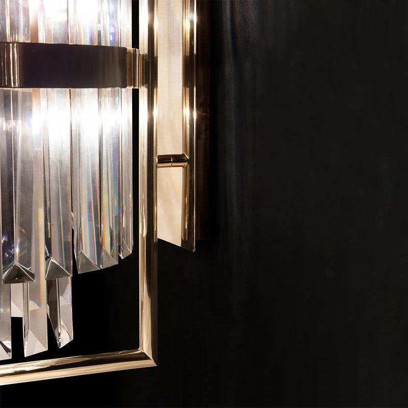 Luxury Hallway Crystal Wall Sconce 28.35" H, chandelier - view 5