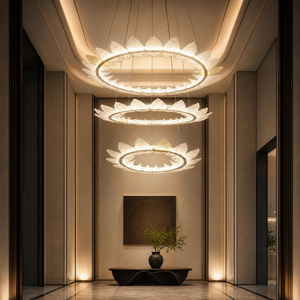 Foyer Large Chandelier in a great room