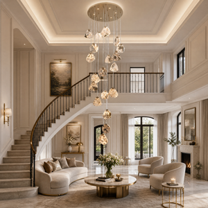 Petra Modern Cascading Luxury Chandelier - view 6