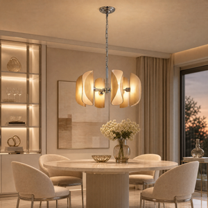 Helena Modern Chrome Glass Pendant Light - view 20