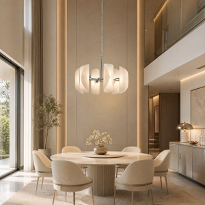 Helena Modern Chrome Glass Pendant Light - view 21