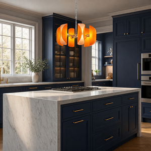 Helena Modern Chrome Glass Pendant Light - view 27