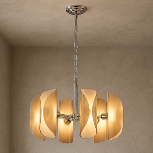 Detail of the stainless steel with gold finish