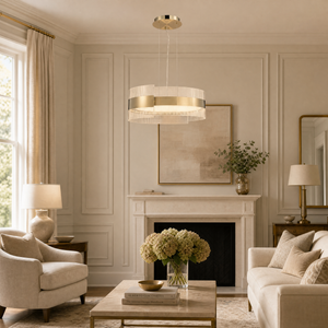 Yiosi Ribbon Round Modern Chandelier