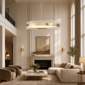 Ribbon Round Modern Chandelier - view 30