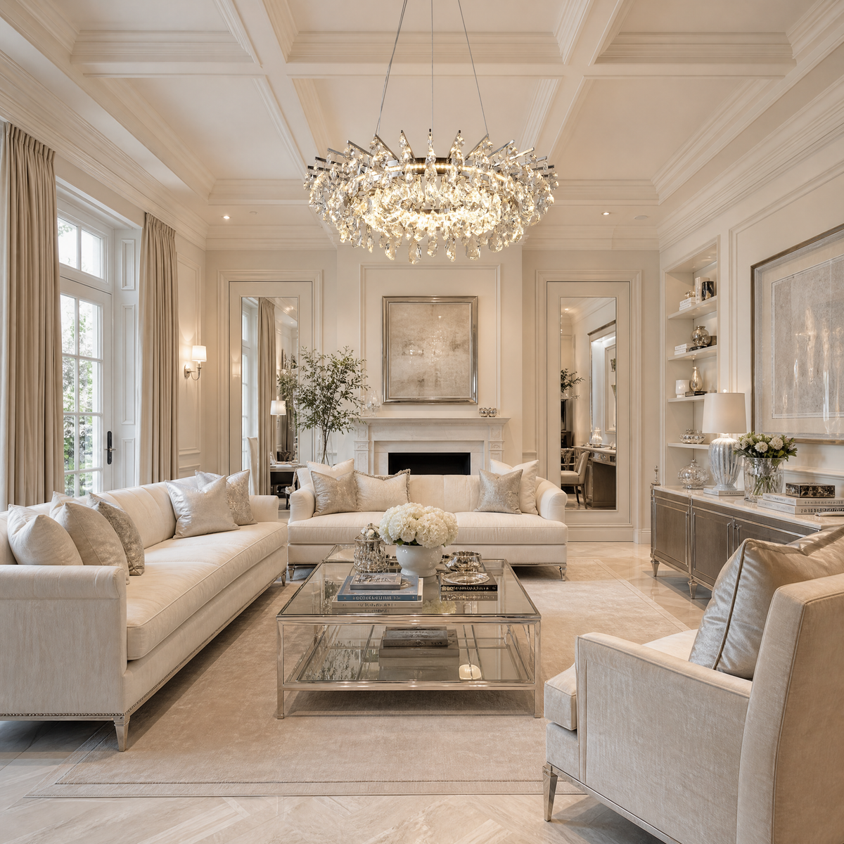 Aureola Round Crystal Chandelier - view 11