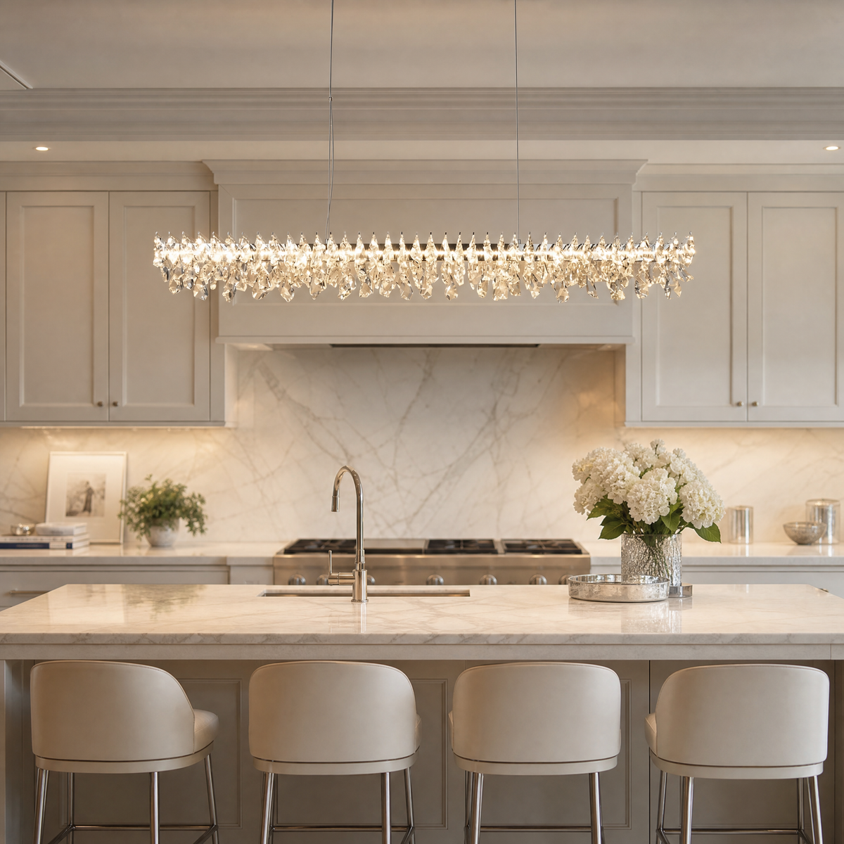 Aureola Round Crystal Chandelier - view 18