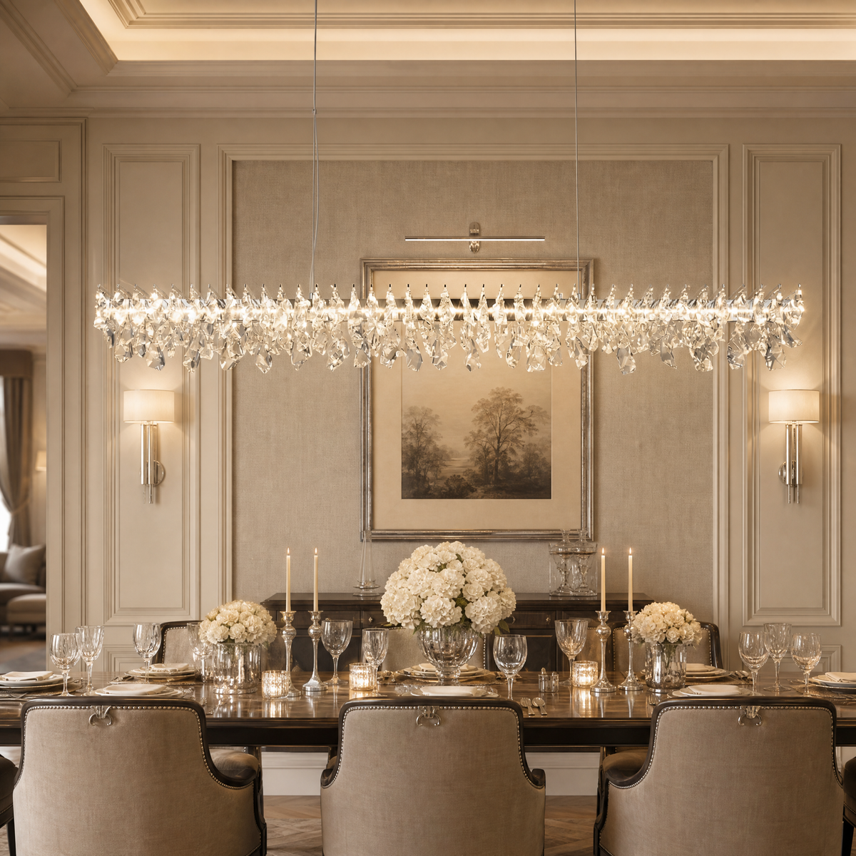 Aureola Round Crystal Chandelier - view 14
