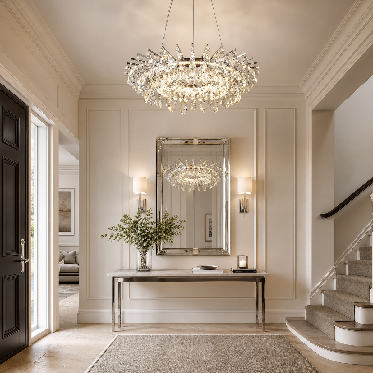 Aureola Round Crystal Chandelier - view 20