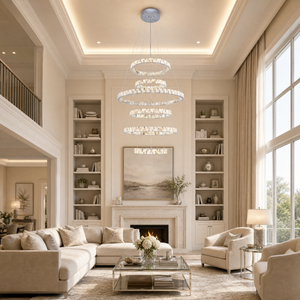 Ellery Crystal Pendant Light 48" - view 6