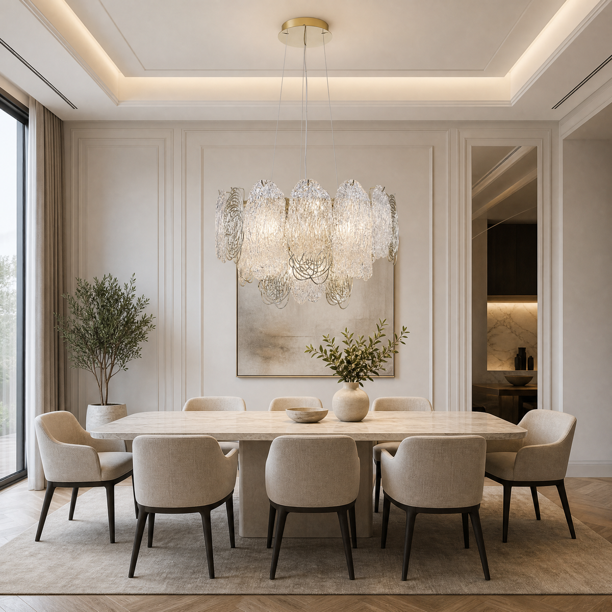 Filo Artisan Glass Round Chandelier - view 12