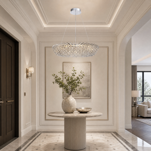 Yiosi Stella Round Crystal Chandelier