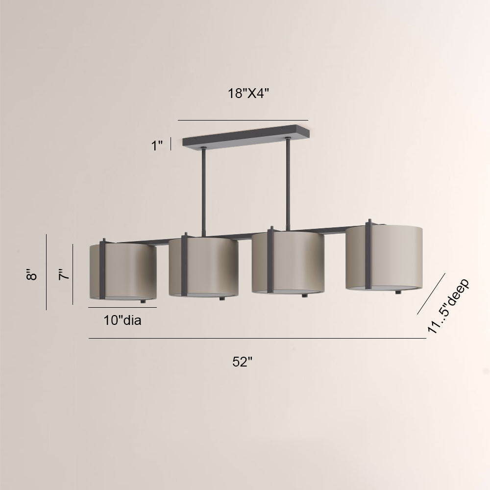 Zenobia Linear Chandelier - view 9