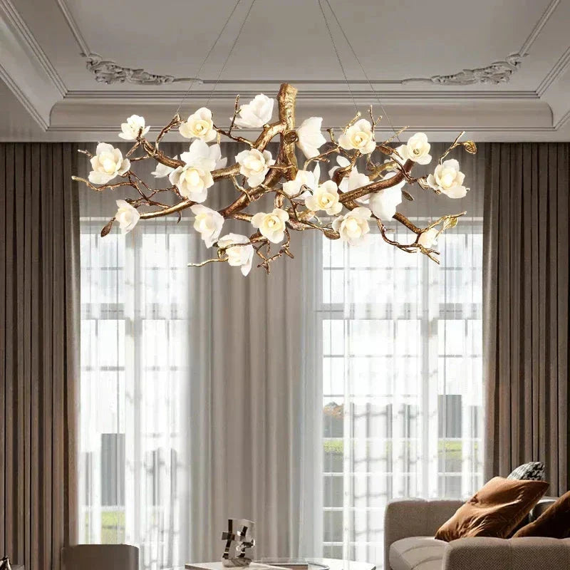 Zendas Branch Crystal Flower Chandelier - view 10