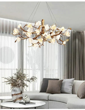 Zendas Branch Crystal Flower Chandelier - view 6