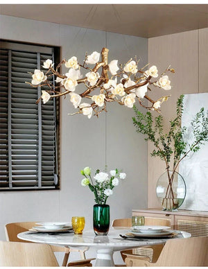 Zendas Branch Crystal Flower Chandelier - view 2