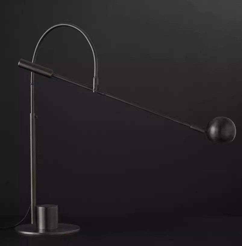Cole Minimalist Metal Rotatable Table Lamp, Gold Black - view 13