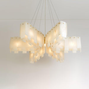 Alabaster Cascade Tiered Chandelier 27.6 - view 9