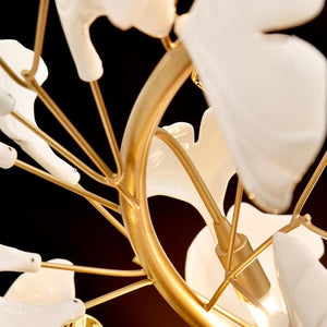 Ginkgo Chandelier Gold - view 7