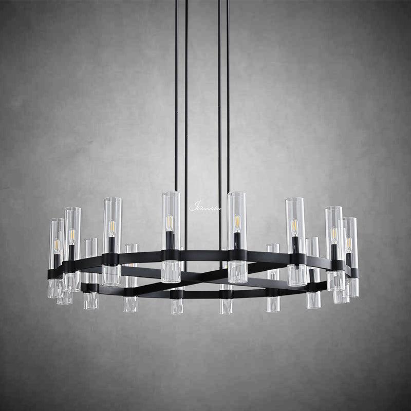 Ravion Round Chandelier 48", solid brass - view 5