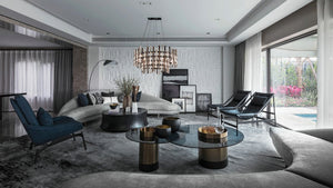 Brous Round Glass Chandelier - view 8
