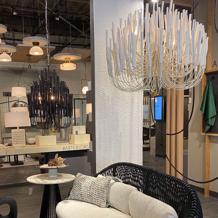 Tilda Wide  Chandelier 21" 36", wood