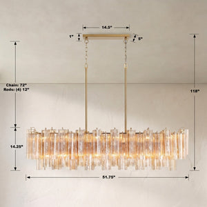 Addis 51.75'' Linear Chandelier - view 2