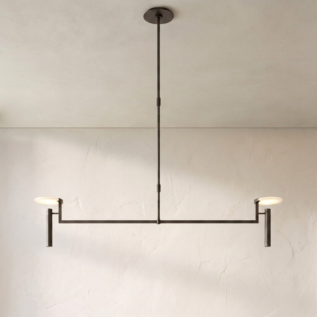 Alabaster Kelly Wearstler Linear Chandelier - view 2