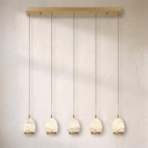 Alabaster Linear LED Chandelier - view 2