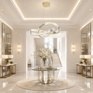Aletta Slim Halo Chandelier