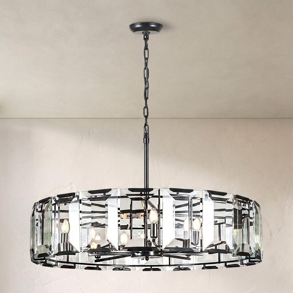 Allare Crystal Round Chandelier 24"