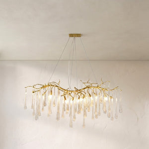 Aqua Makrama Chandeliers