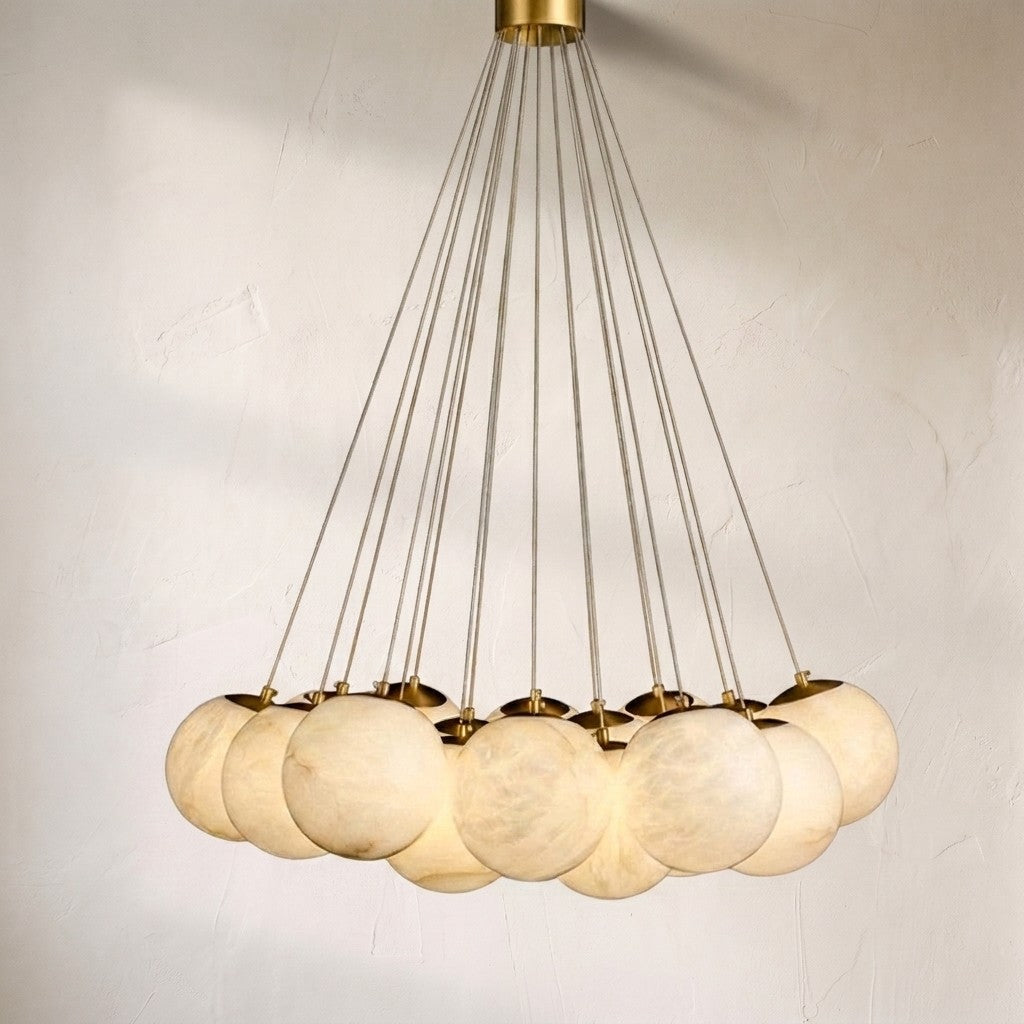 Aspen 19 Chandelier Alabaster