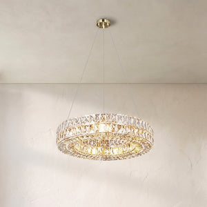 Aster Halo Crystal Ring Chandelier - view 2