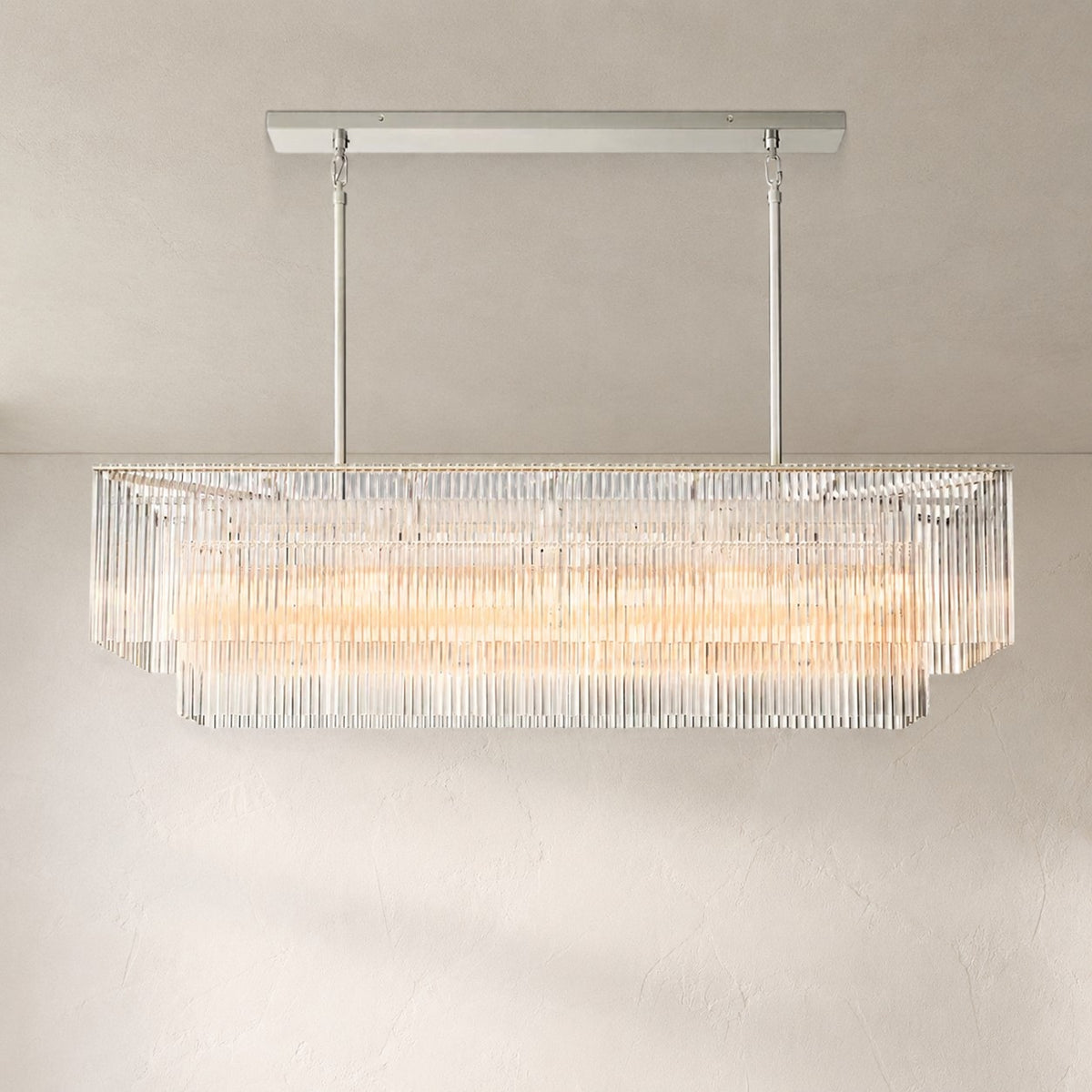 Aurelio Rectangular Chandelier 54"