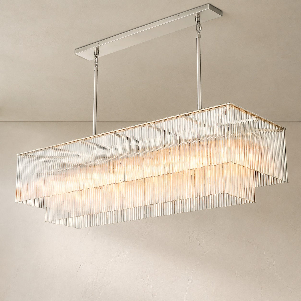 Aurelio Rectangular Chandelier 54"