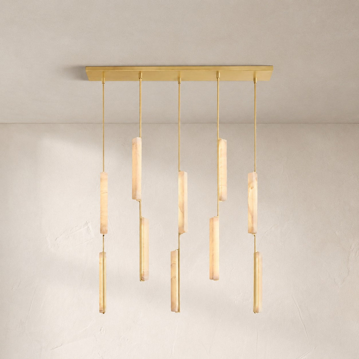 Aureon Alabaster Linear Chandelier
