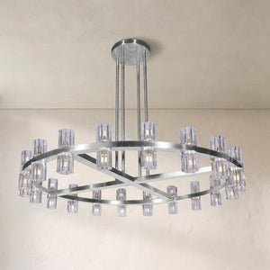 Aurora 1-Tier Round Chandelier 50”