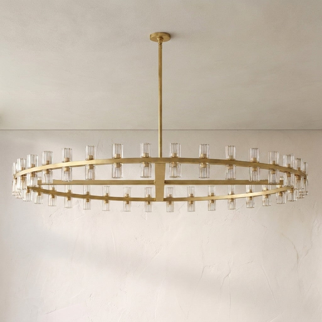 Aurora Wine-Glass Round Chandelier 60"