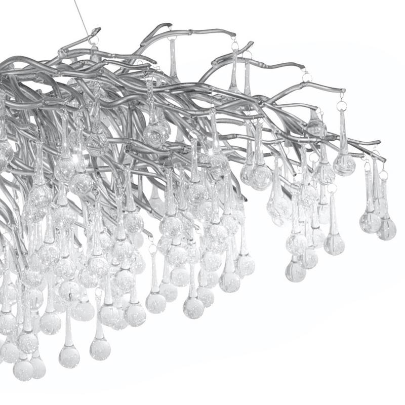 Stunning Tree Branch Crystal Chandelier with Clear Teardrop-shaped for Living/Dining Room - view 36