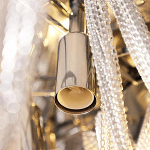 Liz Luxury Aluminum Chain  Flushmounts, flush mount - view 9
