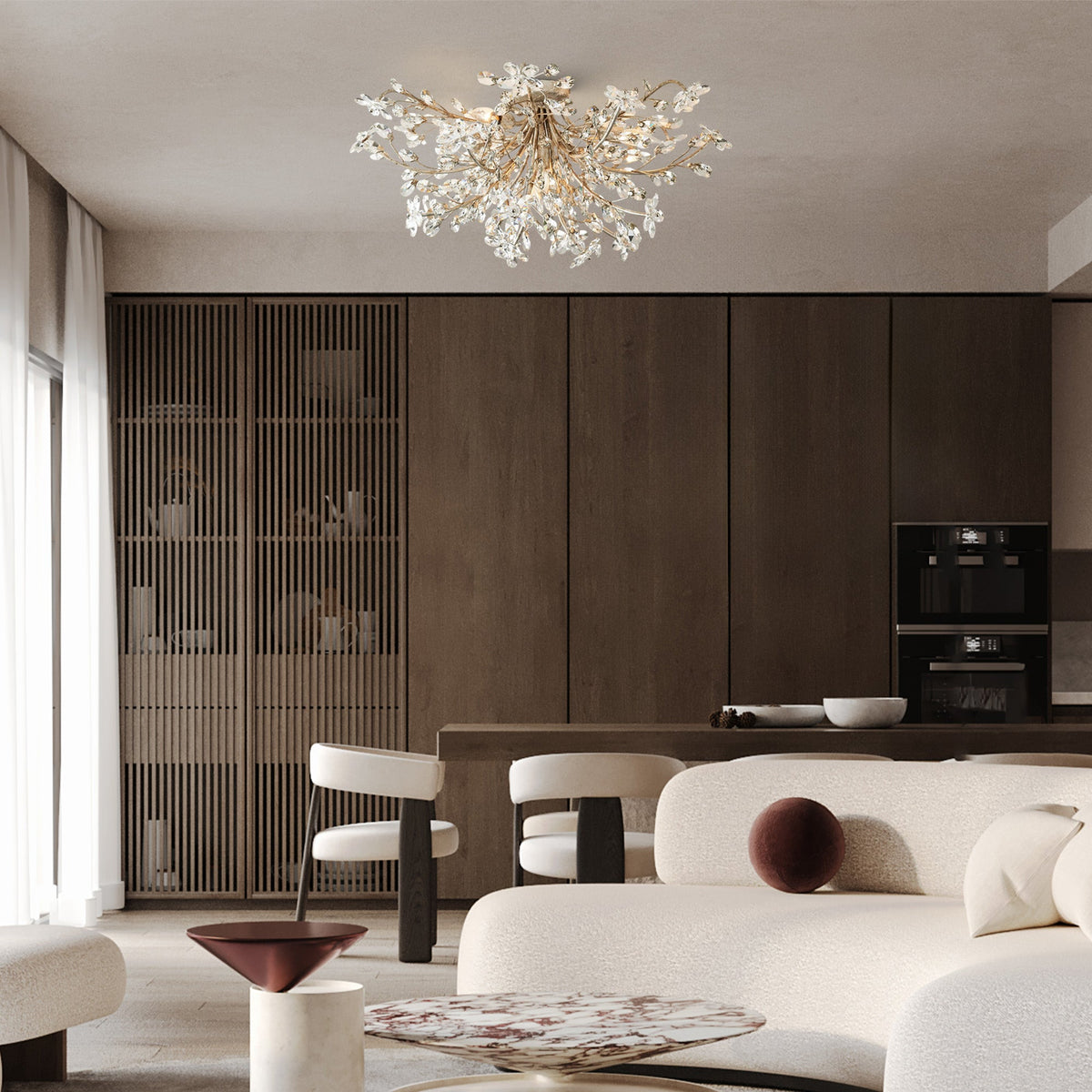 Fiore Flushmount, flush mount - view 2