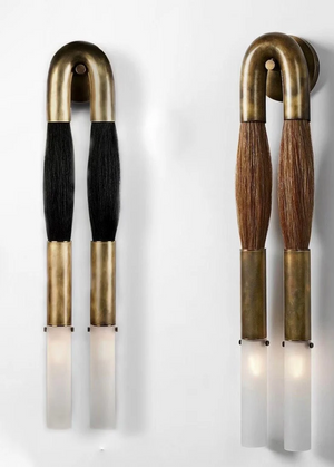 Horsehair Wall Sconce 30''H, chandelier - view 2
